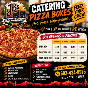 PIZZA BOX (PRICED BY GROUP SIZE) combo